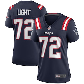 womens nike matt light navy new england patriots game retire